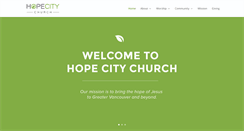 Desktop Screenshot of hopecitychurch.org