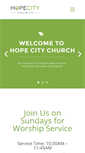 Mobile Screenshot of hopecitychurch.org